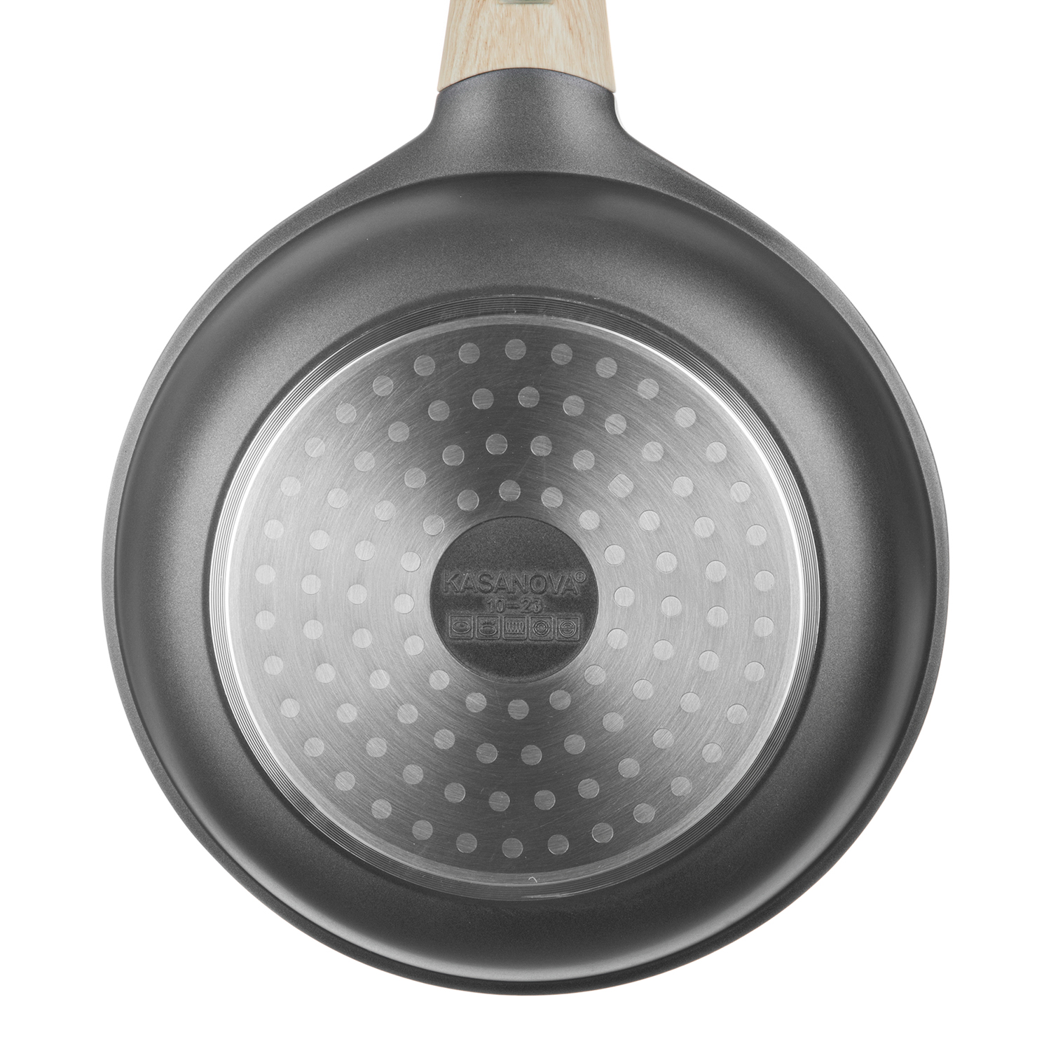 KASANOVA Topfakku EVOLUTION grau, Induktion, Antihaft - Bild 11 von 29