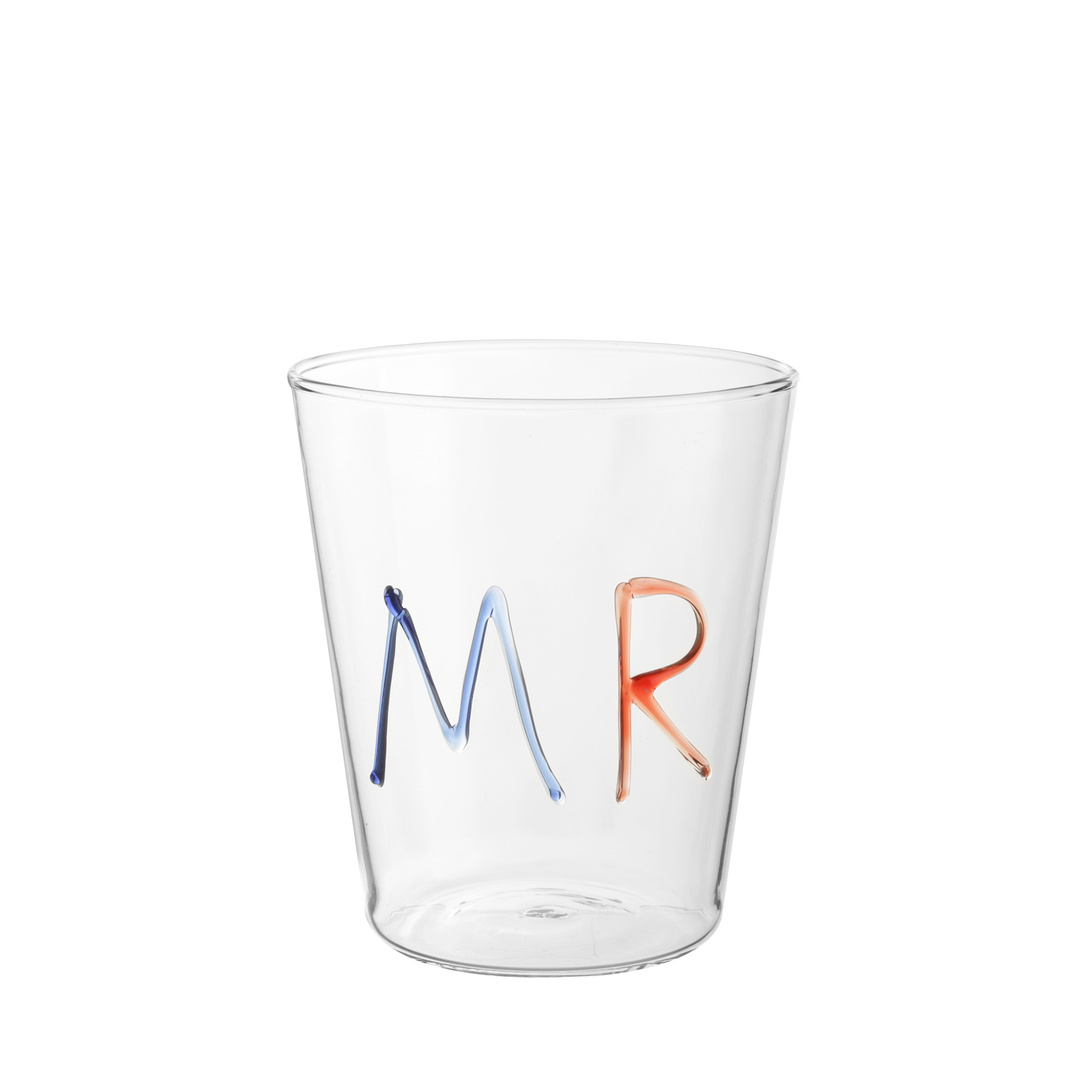 Bicchiere scritta Mr 380 ml in vetro borosilicato