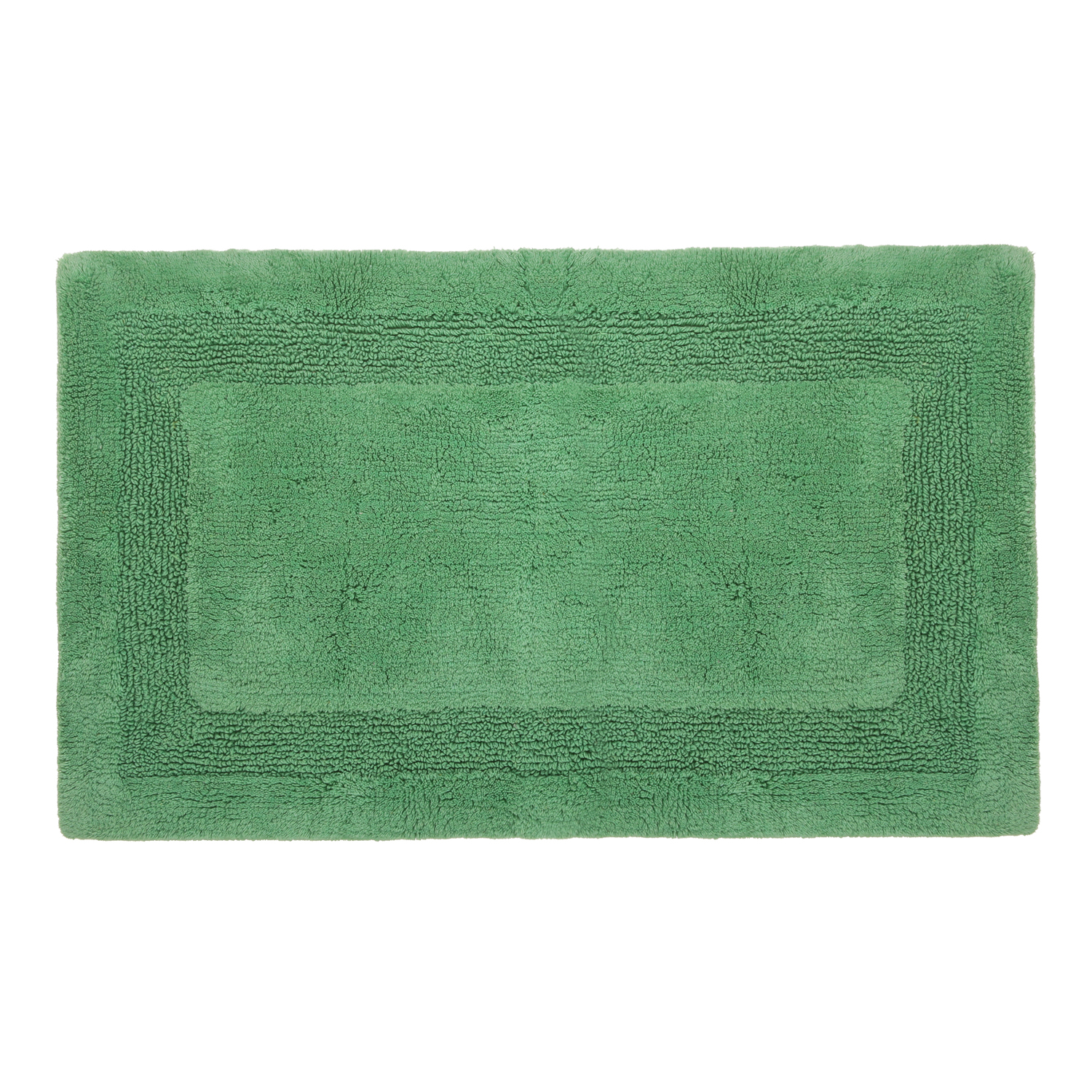 Tappeto bagno 50x80 cm in cotone verde